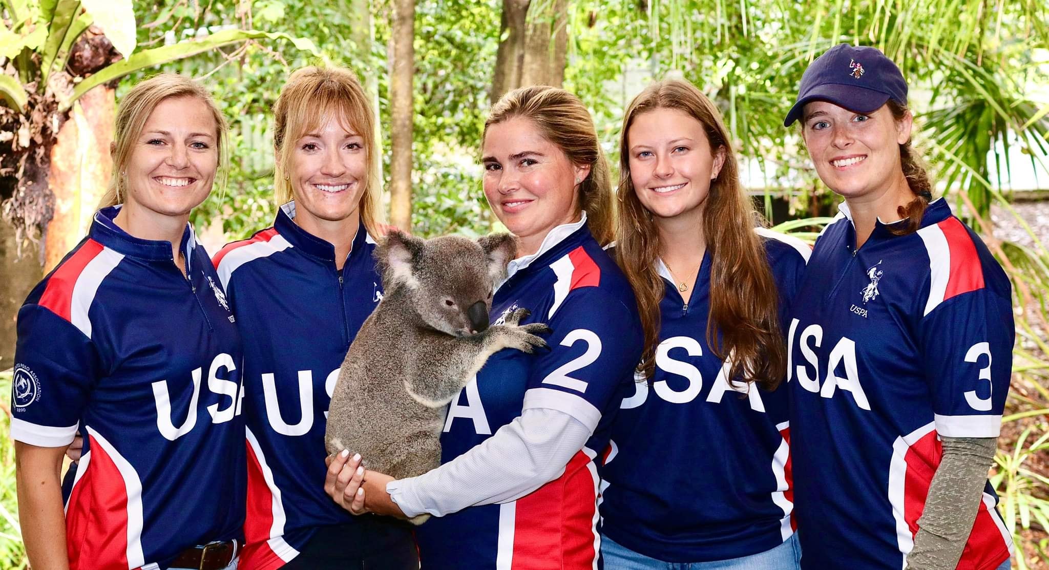 US Women with koala
